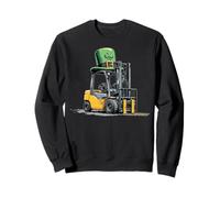 Conducteur de Chariot élévateur Opérateur Saint Patrick Jour Pattys Day Luck Sweatshirt
