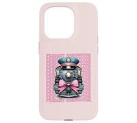 Conducteur de fret conducteur de Train Locomotive Girl Coquette Bow Coque pour iPhone 15 Pro