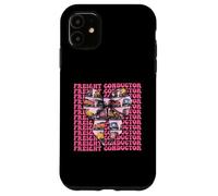 Conducteur de fret Conducteur de Train Locomotive Train Girl Coque pour iPhone 11