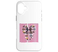 Conducteur de fret Conducteur de Train Locomotive Train Girl Coque pour iPhone 16 Plus