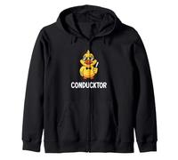 Conducteur de Musique Funny Duck Pun Orchestra Chef d'orchestre Sweat à Capuche