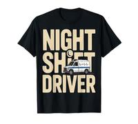 Conducteur de Nuit Ambulance EMT ambulancier ambulancier T-Shirt