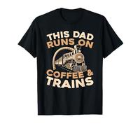 Conducteur De Train Café - Chemin Fer Chauffeur De Train T-Shirt