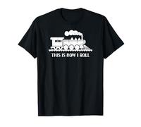 Conducteur de Train de Locomotive à Vapeur Vintage This is How I Roll T-Shirt
