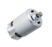 conducteur moteur 1 pièces 9 dents 550dc moteur 20000 tr/min 12V 14V 14.4VD arbre RS550 moteur perceuse sans fil moteur tournevis électrique moteur scie à chaîne moteur roue Projet ( Color : 14.4V 9TE