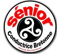 Conductrice Sénior Bretonne Triskel (15x15cm) - Sticker/Autocollant