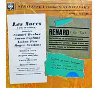Conducts by Stravinsky, Samuel Barber, Aaron Copland, Lukas Foss, Roger Sessions, Allen, Sarfaty, Driscoll, Olvier - Les Noces The Wedding, Renard The Fox, Ragtime for Eleven Instruments. Conducts by Stravinsky, Samuel Barber, Aaron Copland, Lukas Foss, Roger Sessions, Allen, Sarfaty, Driscoll, Olvier Stereo