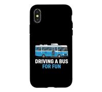 Conduire Un Bus pour s'amuser Skoolie Bus Conversion RVer Coque pour iPhone X/XS