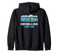 Conduire Un Bus pour s'amuser Skoolie Bus Conversion RVer Sweat à Capuche