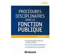 Conduire une procédure disciplinaire dans la fonction publique - Laurent Marchais - Studyrama Eds - broché - Scolaire / Universitaire