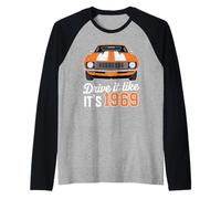 Conduisez-Le comme s'il s'agissait d'une Muscle Car Orange de 1969 Manche Raglan