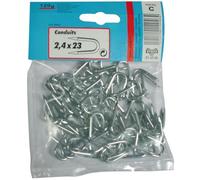Conduit - acier zingué - 2.4x23 mm
