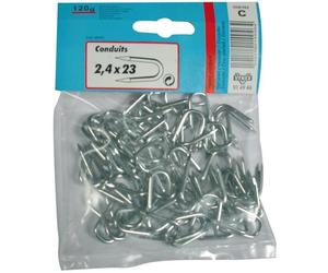 Conduit - acier zingué - 2.4x23 mm