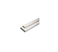 Conduit Aldes 204 x 60mm plat vers 125mm rond 1m