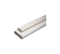 Conduit Aldes 204 x 60mm plat vers 125mm rond 3m