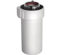 Conduit ALU/PVC O60/100 L 250mm blanc- UBBINK - 227350 Blanc G