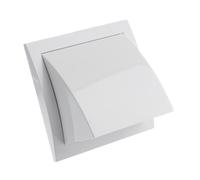 Conduit Capot 150mm x Avec 100mm Bride Et Gravité Rabat Couvercle de Ventilation