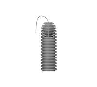 Conduit cintrable ICTA transversalement élastique annelé avec tire-fils gris foncé diamètre 32mm - GEWISS - DX20532