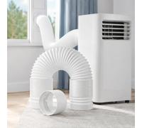 Conduit Clim Portable 150 mm pour electriQ MF14000EH | Conduit compactable et extensible avec paroi PP renforcée filetage gauche et raccord pour évacuation d’air chaud.