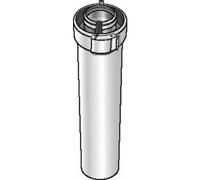 Conduit Concentrique Sekurit Rolux Gaz - Alu/PVC - Diam. 80/125 - Lg 1000 mm - Réf. 229542 - Ubbink