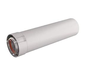 Conduit Concentrique Sekurit Rolux Gaz - Alu/PVC - Diam. 80/125 - Lg 500 mm - Réf. 229541 - Ubbink