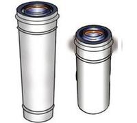 Conduit coulissant Rolux Gaz 80/125 alu/PVC - UBBINK - 224054 Noir G