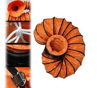 Conduit d'air Flexible pour Ventilateur d'extraction, Tuyau de Ventilation/Conduit en PVC ignifugé pour souffleur de Bateau, Atelier Automobile, climatisation de Voiture, Longueur 6, 10, 16