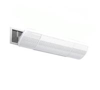 Conduit d'air réglable pour climatisation 56-97 cm Blanc plafond & montage mural Goulotte avec grille double couche (filtre latéral 60-98 cm)