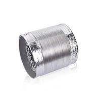 Conduit D'air Tuyau D'Evacuation Flexible En Aluminium Gaine De Ventialtion Tuyau Flexible Conduit D'arrivée D'air Avec 2 Colliers De Serrage Ø 80/100/110/120/150/160/170/180/200mm ( Color : 3m , Size