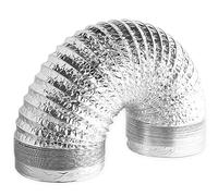 Conduit D'air Tuyau D'Evacuation Flexible Tuyau Ventilation Pour Hotte Aspirante Gaine Flexible Aluminium Tubage Flexible Avec 2 Serrage En Acier Ø 80/100/110/120/150/160/170/180/200mm ( Color : 2m ,