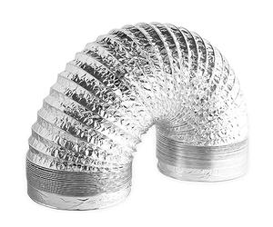 Conduit D'air Tuyau D'Evacuation Flexible Tuyau Ventilation Pour Hotte Aspirante Gaine Flexible Aluminium Tubage Flexible Avec 2 Serrage En Acier Ø 80/100/110/120/150/160/170/180/200mm ( Color : 2m ,