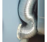 Conduit de 75 mm pour chauffages Webasto avec construction en feuille d'aluminium prenant en charge le transfert d'air à haute température dans les installations domestiques et agricoles (100 cm)