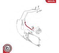 Conduit De Basse/Haute Pression, Climatiseur Pour AUDI A4 A6