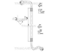 Conduit De Basse/Haute Pression, Climatiseur Pour CITROËN DS OPEL PEUGEOT 308