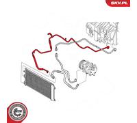 Conduit De Basse/Haute Pression, Climatiseur Pour FIAT DOBLO