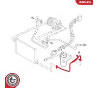 Conduit De Basse/Haute Pression, Climatiseur Pour NISSAN OPEL RENAULT INTERST