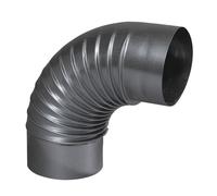 Conduit de chemin - TEN - 372139 - Angle 90° - Ø 139 mm - Multi-combustibles (gaz/fioul/charbon/bois)