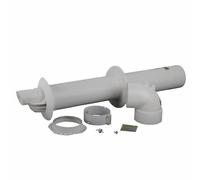 Conduit de fumée pour chaudière ventouse - UBBINK - Kit ventouse - Gaz naturel - Blanc