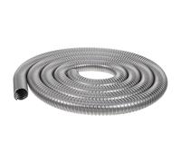 Conduit de Protection de Câble en Acier Inoxydable 304 Argenté, 1 Pouce | Tube Flexible Spiralé, Installation Rapide, Protection Anti Abrasion, pour Câblage de Machine et Éclairage Résidentiel