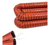 Conduit de refroidissement de frein flexible résistant à la chaleur 1 tuyau d'admission d'air en silicone rouge de 1 m pour applications automobiles