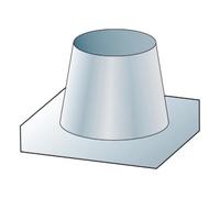 Conduit de toit toit plat - double paroi - Raab Systèmes DW 180mm