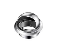 Conduit de ventilation étanche à la pluie - Bouchons de protection pour tuyaux d'échappement - Grilles rondes en acier inoxydable - Faciles à utiliser