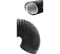 Conduit de ventilation flexible en aluminium, Tuyau de conduit d'air en papier d'aluminium, for sèche-linge, CVC, cuisine, tente culture, échappement, plusieurs tailles(L 10m(32.8ft),250mm(10"))