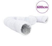 vidaXL Conduit de ventilation aluminium et PVC 6 m Ø10 cm, tuyau d'échappement flexible, conduit de hotte aspirante,, tuyau 4008066