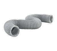 Conduit d'échappement PVC flexible gris 6 m Ø15 cm pour ventilation, gaine extraction air chauffage VMC, tuyau rigide adaptable pour sèche-linge cuisine bain et aspiration