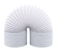 Conduit d'échappement PVC - vidaXL - 6 m - 12,5 cm - Blanc