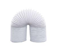 vidaXL Conduit d'Echappement Tuyau d'Echappement Toilette Salle de Bain Culture Hydroponique Système de Ventilation Garage Atelier PVC 6 m 10 cm Blanc G
