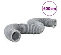 vidaXL Conduit d'échappement PVC 6 m Ø12,5 cm, conduit d'évacuation, conduit d'air flexible, tuyau d'échappement flexible, conduit flexible