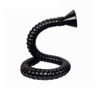 Conduit d'évacuation des fumées flexible - Hotte aspirante à tube de bambou réglable - Noir, 1 pièce(75mmX1.5m square)