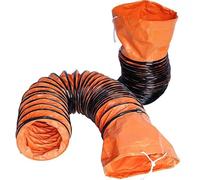 Conduit d'extraction flexible 150/400/600 mm for ventilateur d'extraction - Conduit de ventilation rétractable en PVC avec anneaux en forme de D, 1 pièce(L2mx250mm)